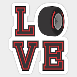 Soft F1 Love Sticker